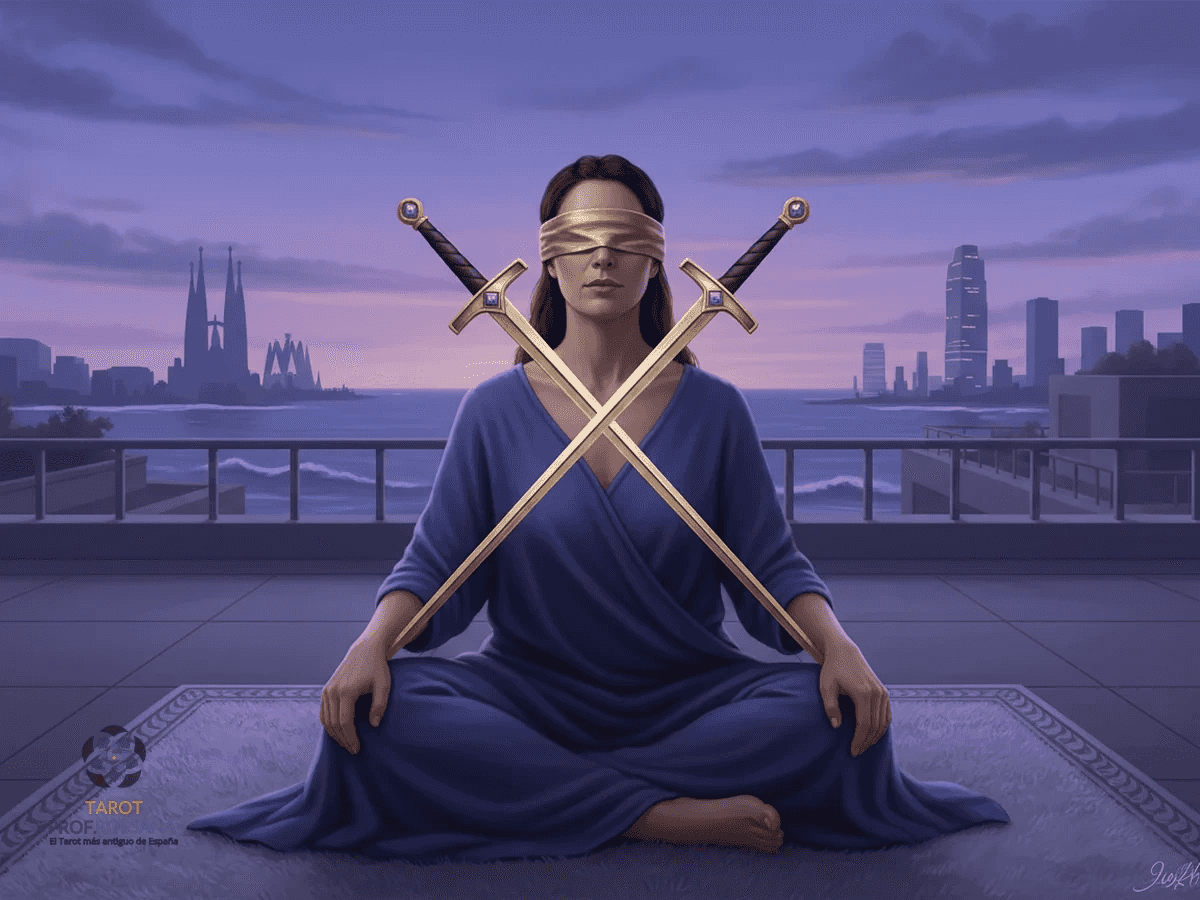 Ilustración: Dos de Espadas