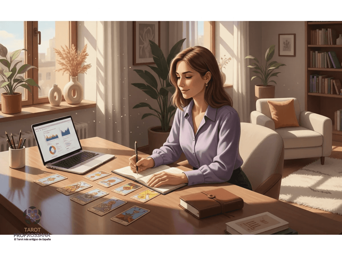 Ilustración: Empezar a estudiar Tarot: guía inicial