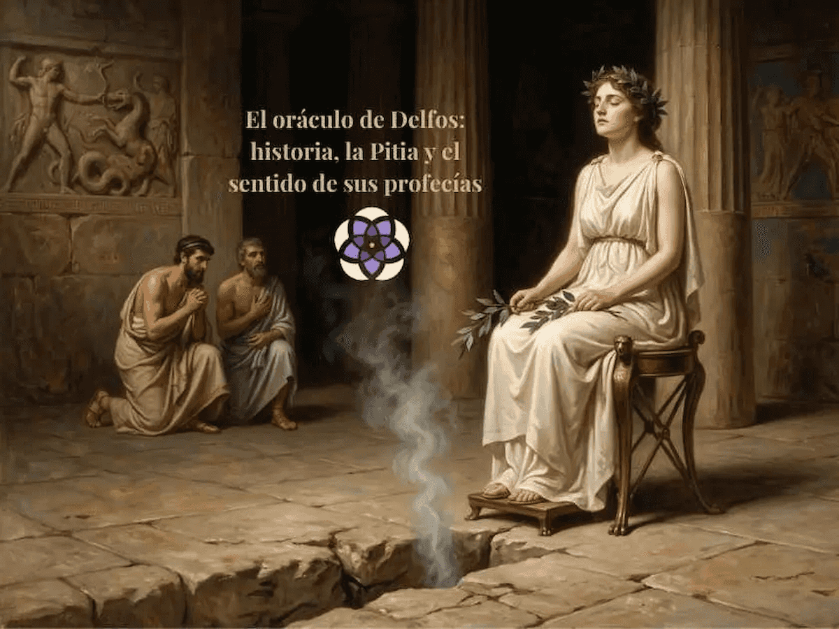 Ilustración: El oráculo de Delfos: historia, la Pitia y el sentido de sus profecías