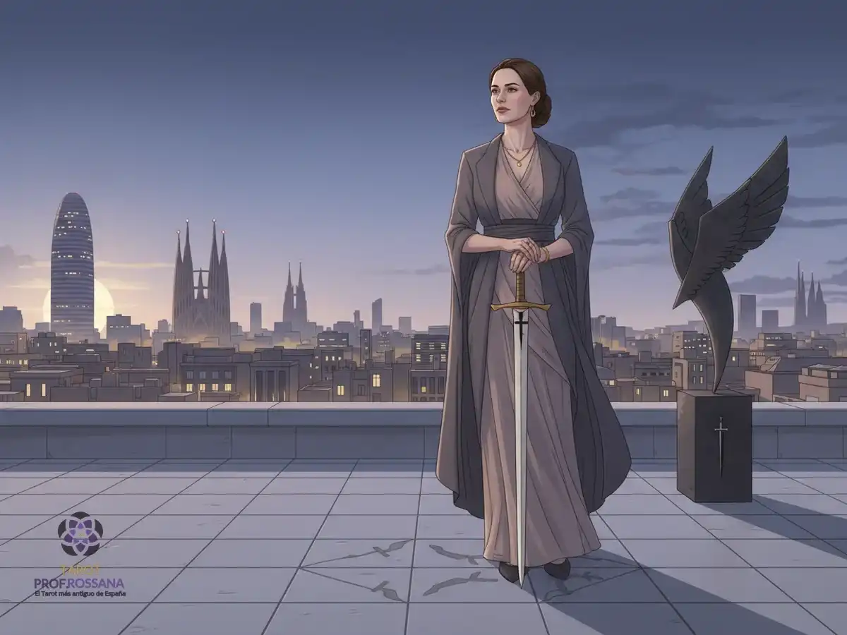 Ilustración: Reina de Espadas