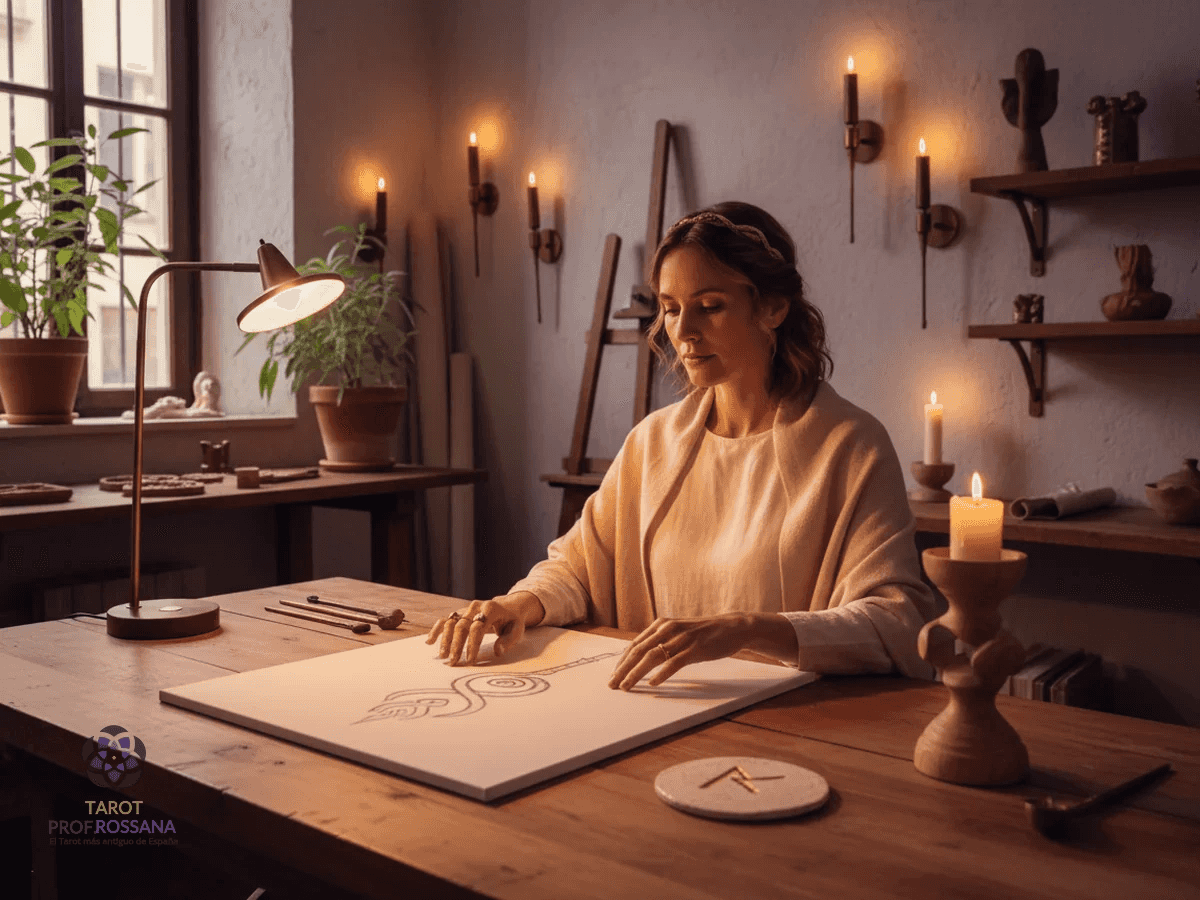 Ilustración: Runa Kenaz: luz, visión e inspiración