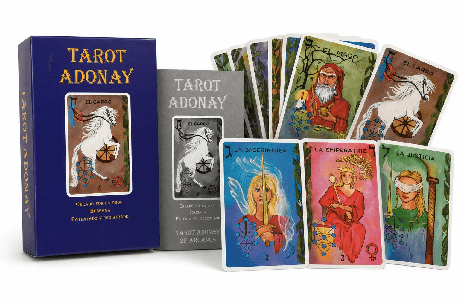 Tarot de Adonay creado por la Profesora Rossana