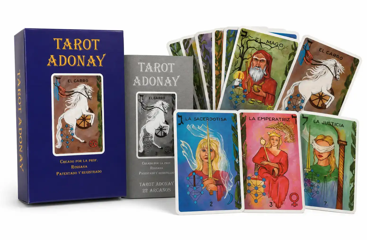 Tarot de Adonay creado por la Profesora Rossana