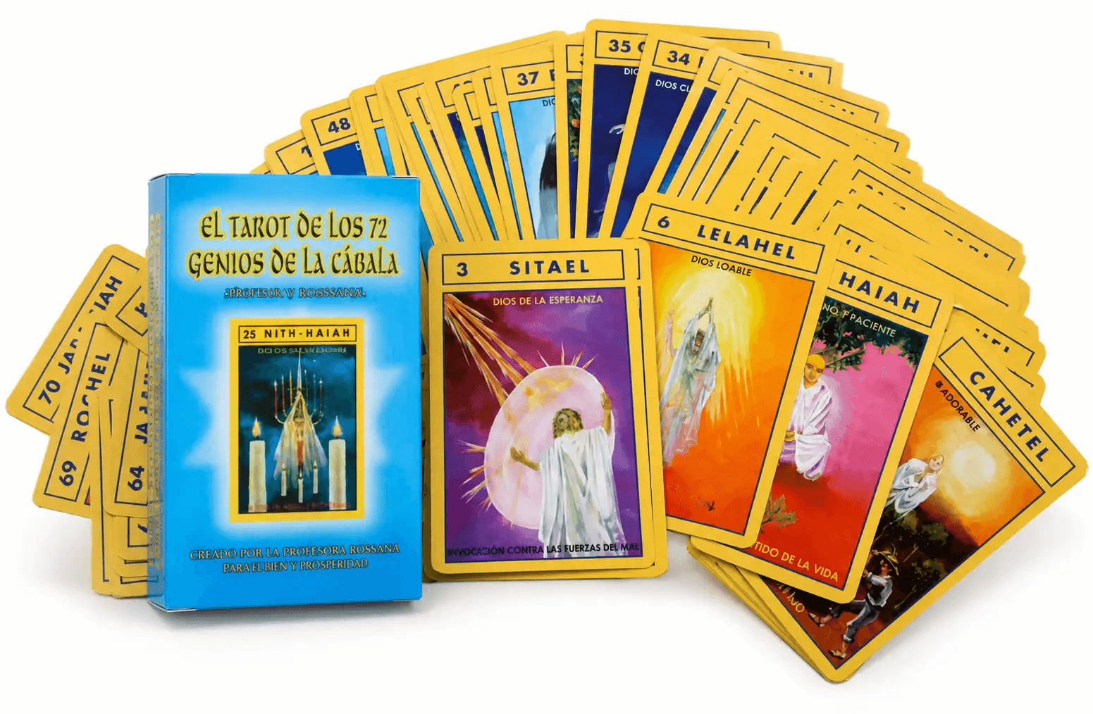 Tarot de los 72 Genios de la Cábala creado por la Profesora Rossana
