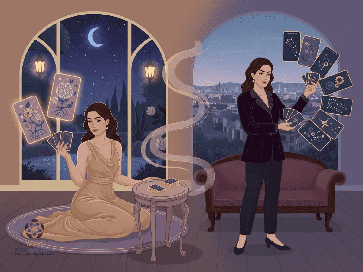 Ilustración: Tarot evolutivo o predictivo: cómo elegir enfoque