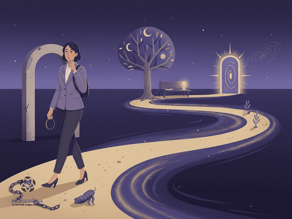 Ilustración: Viaje de los Arcanos Mayores: las 22 etapas